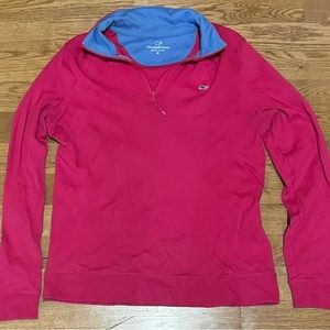 Vineyard Vines Pink Quarter Zip